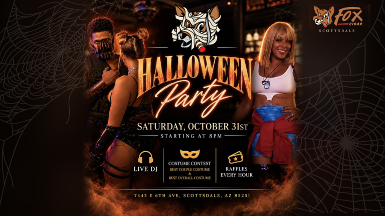 Halloween Party Scottsdale Fox Cigar