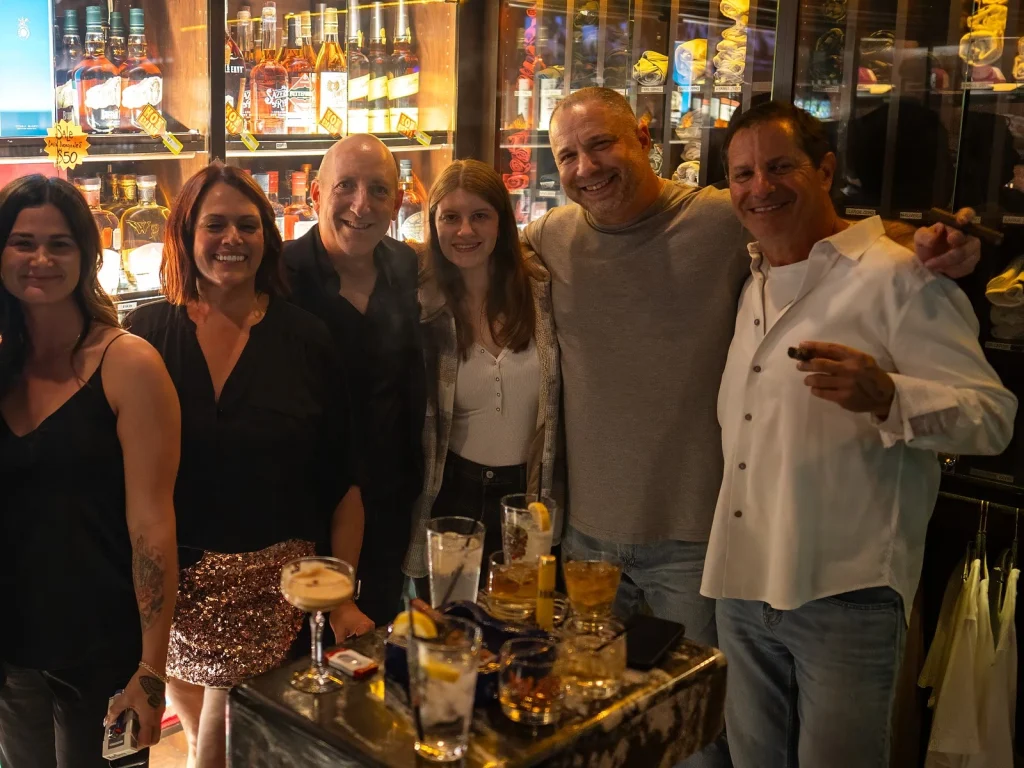 An evening at a Fox Cigar Bar lounge